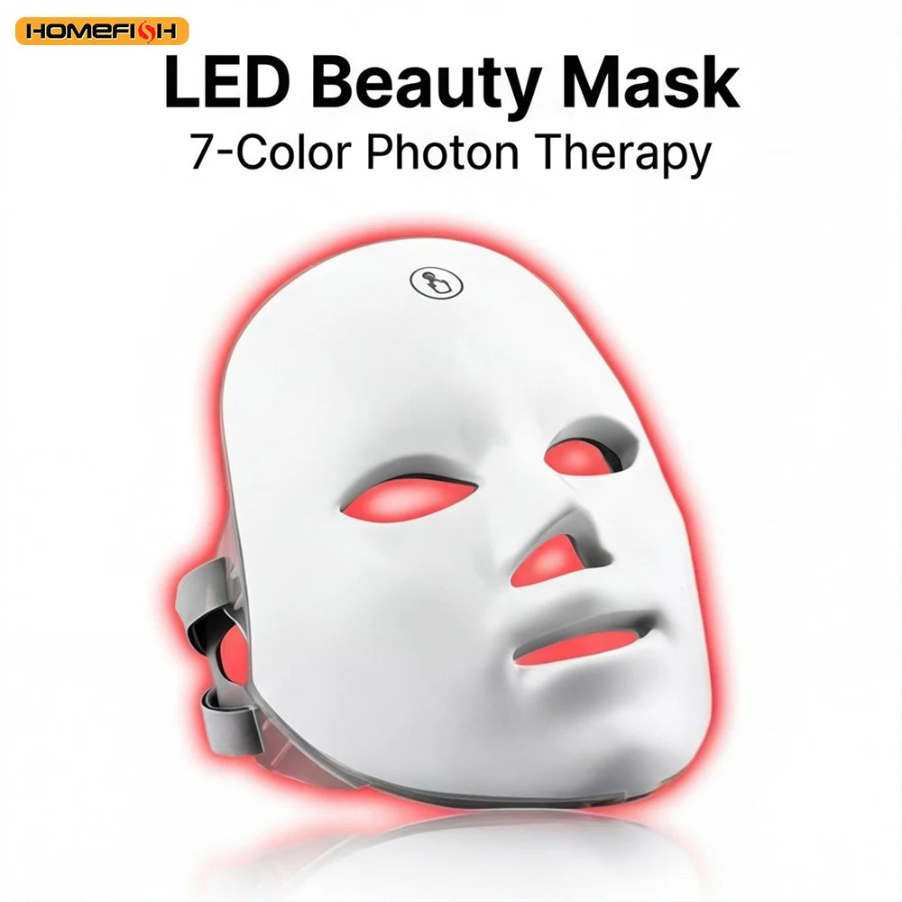 7 Color LED Face Mask – Acne Treatment, Anti-Aging & Skin Rejuvenation