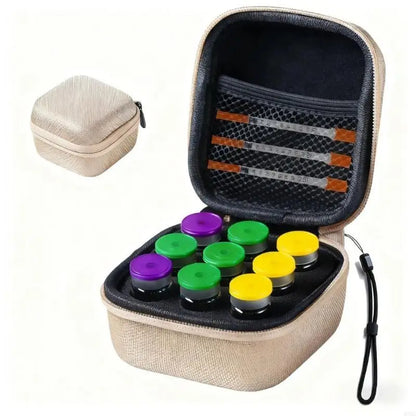 Premium 9-Slot Insulin Vial Organizer &amp; Protector Case