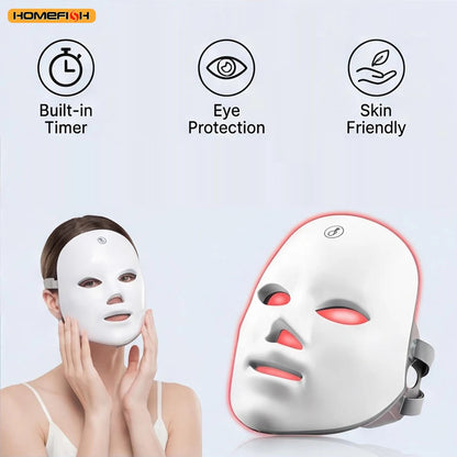 7 Color LED Face Mask – Acne Treatment, Anti-Aging & Skin Rejuvenation