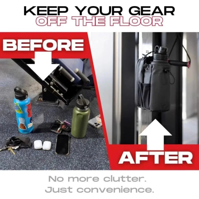 Magnetic Large Capacity Gym Bag with Phone & Bottle Pocket