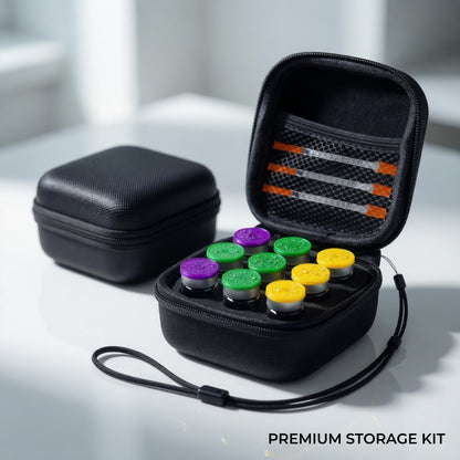 Premium 9-Slot Insulin Vial Organizer &amp; Protector Case