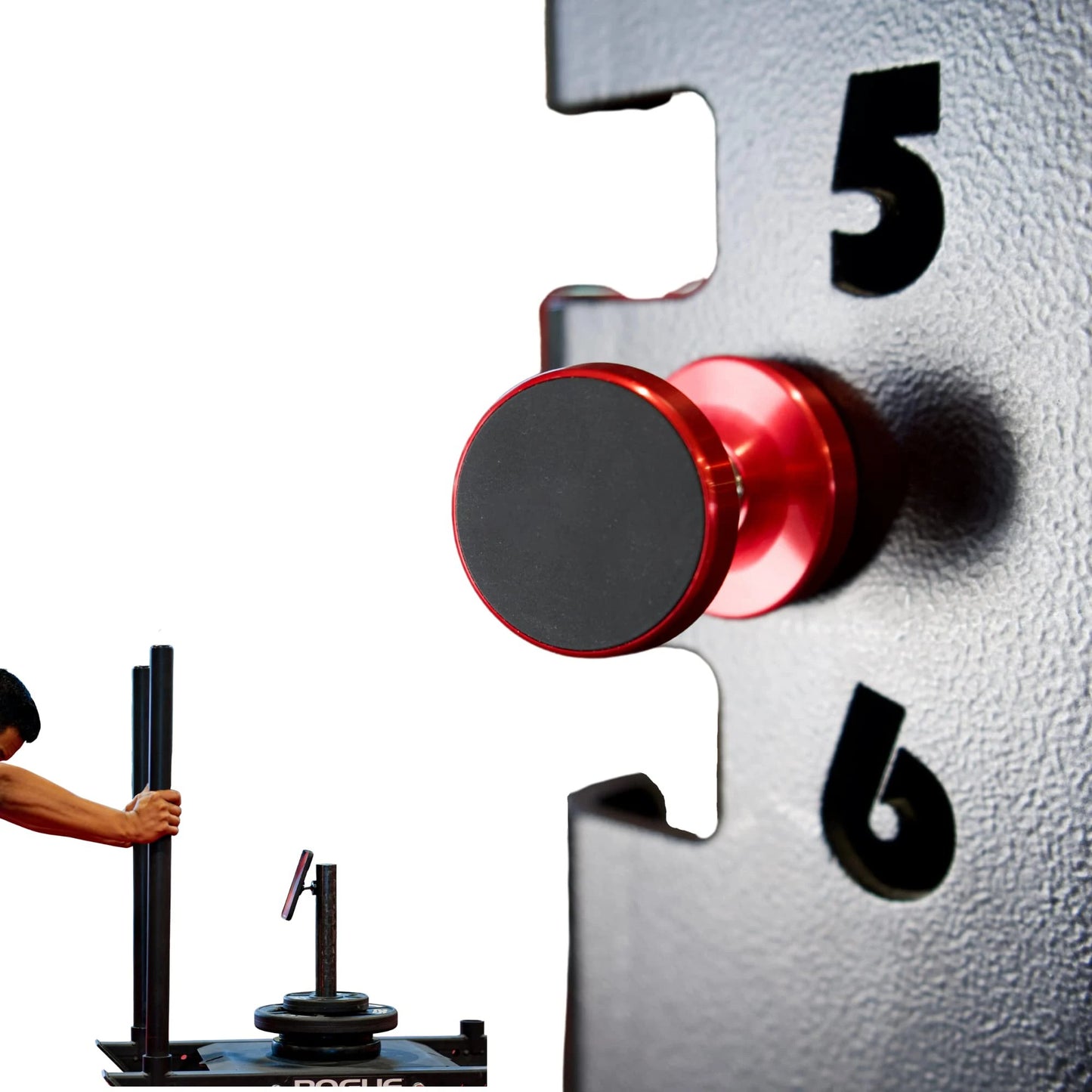 360° Dual Magnetic Gym Phone Holder - Strong Double-Sided Magnets